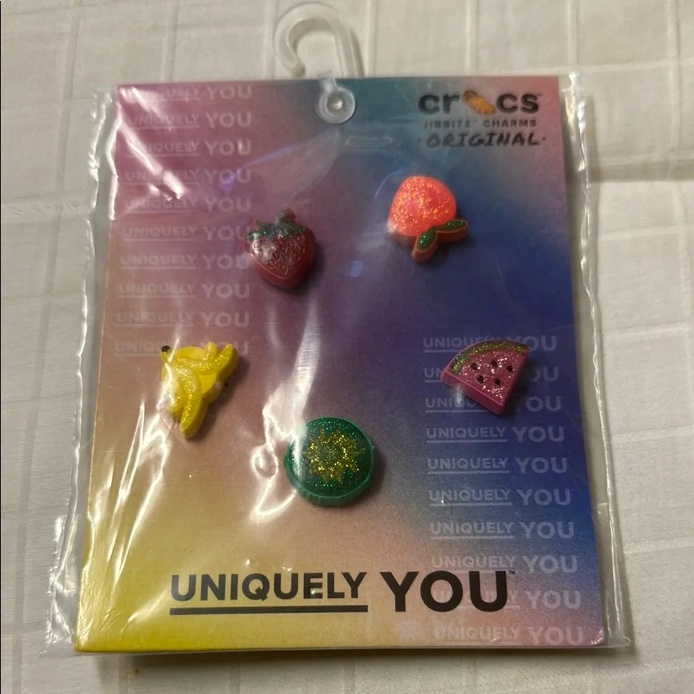 CROCS Jibbitz Vibrant Fruit Charms Set - Picture 1 of 1
